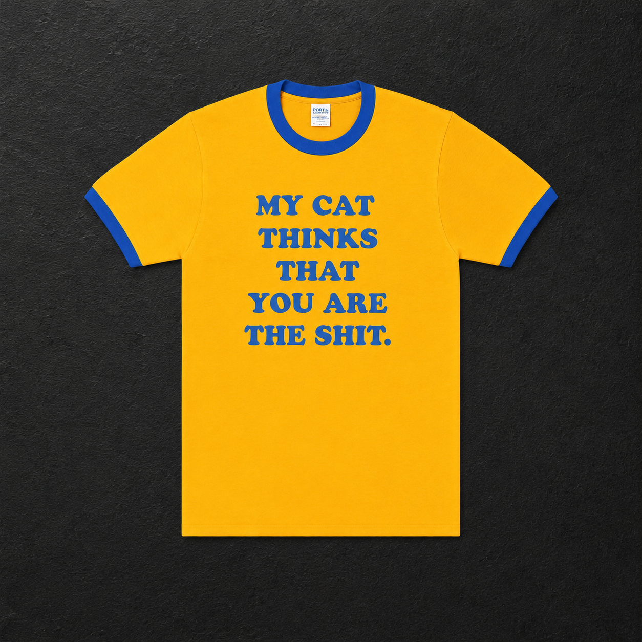 Deadstock 2017 Warped Tour “My Cat Thinks That You Are the Shit" Ringer Tee