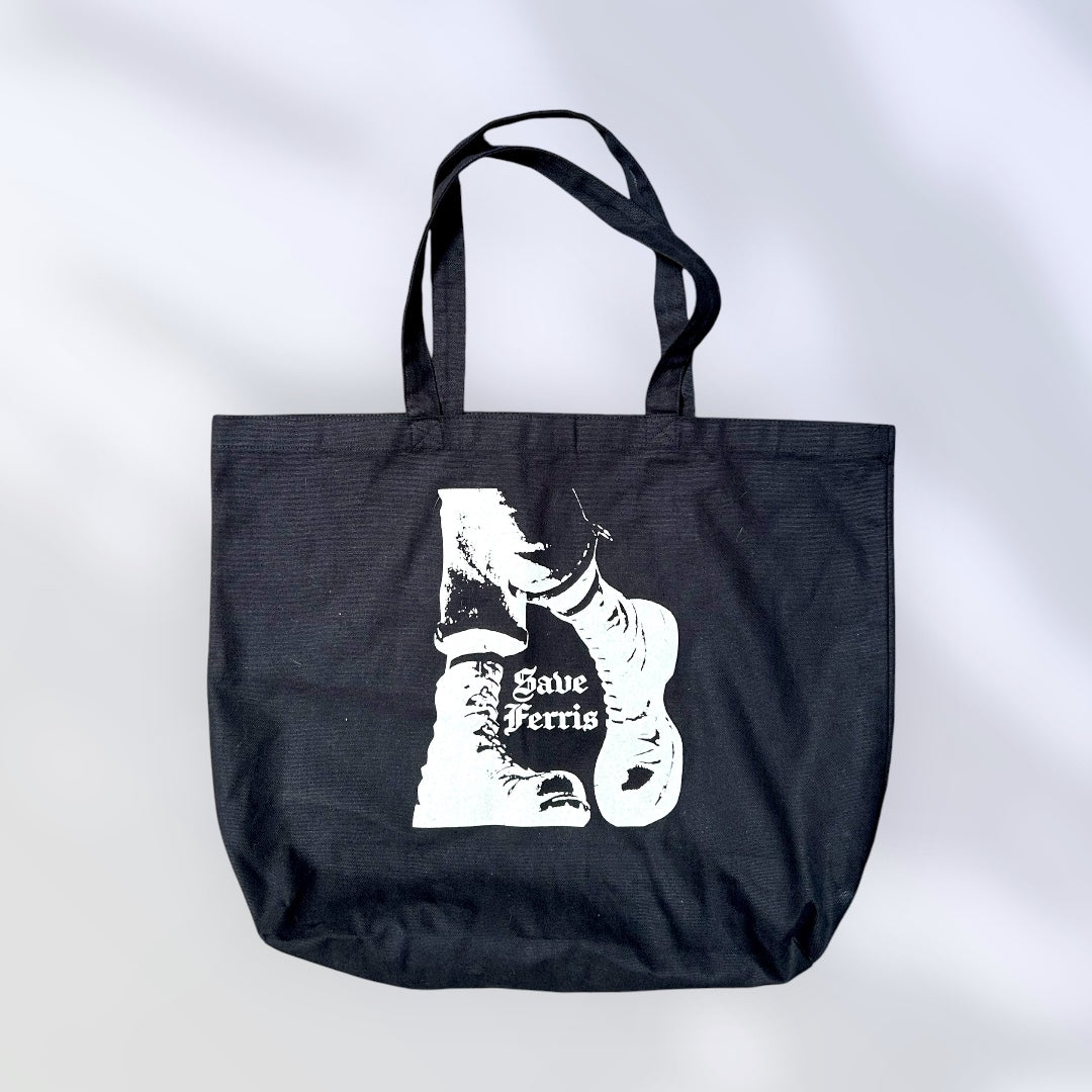 Save Ferris Boots Canvas Tote Bag