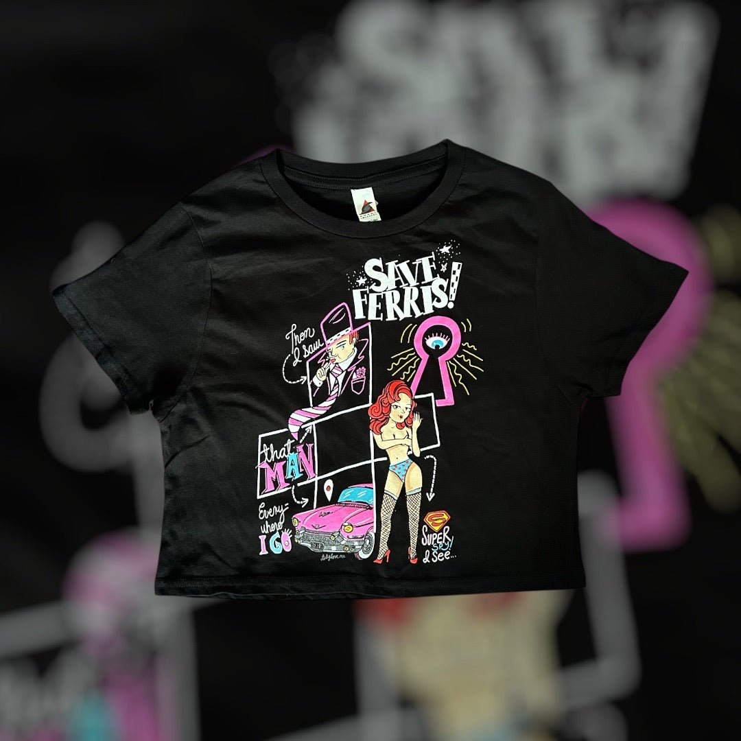 Then I Saw Girls Crop T-Shirt