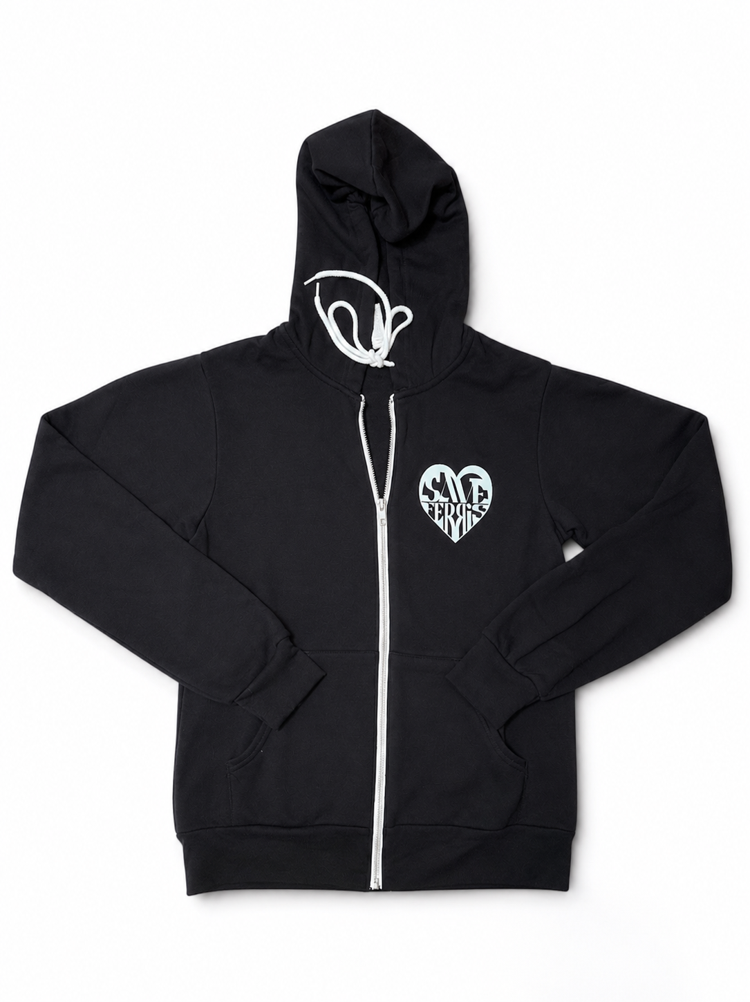 Save Ferris Heart Logo Zip Hoodie