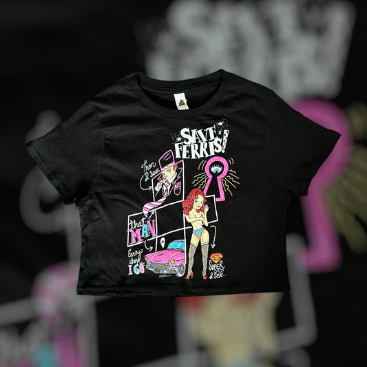 Then I Saw Girls Crop T-Shirt